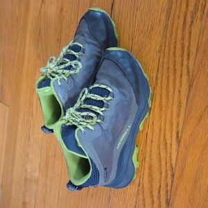 Merrell Kids' Green and Black Hiking Shoes